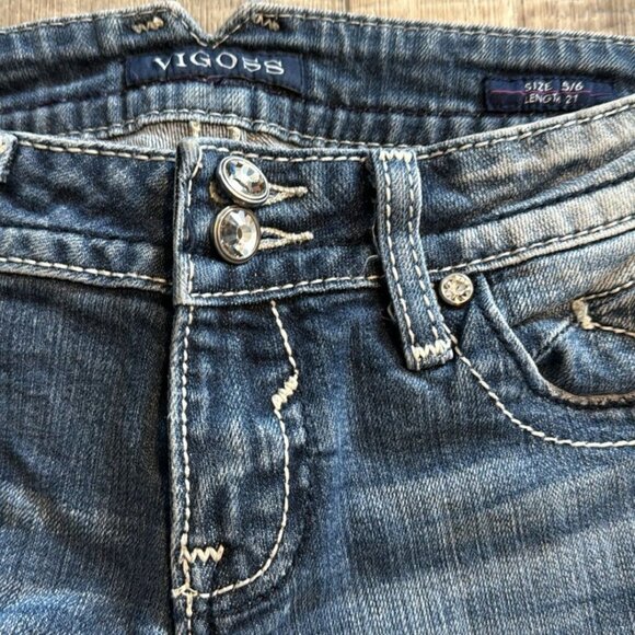 VIGOSS CHELSEA Capri JEANS- size 5/6 - Picture 5 of 10